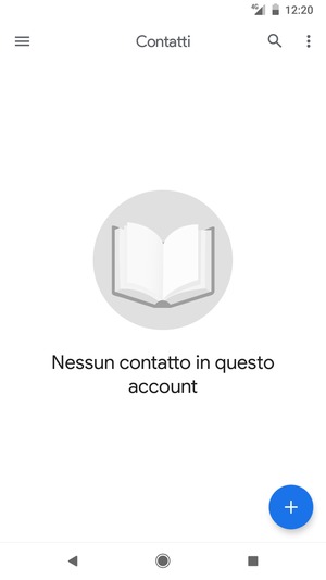 Seleziona il tasto Menu