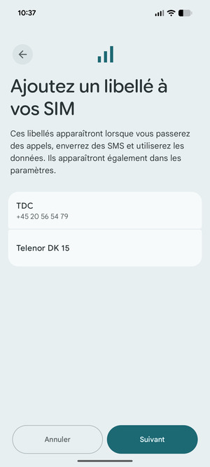 Sélectionnez Suivant