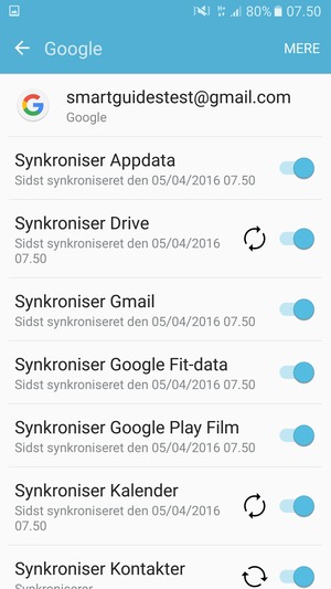 Dine kontakter fra Google vil nu blive synkroniseret til din smartphone