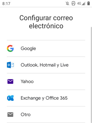 Seleccione Otro