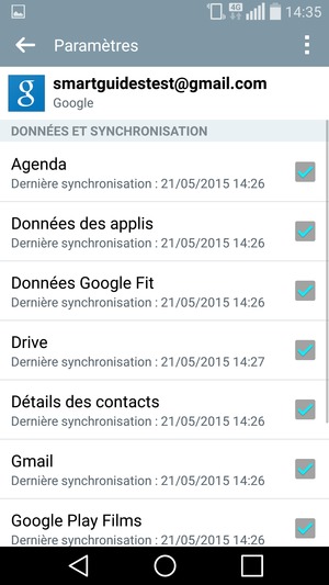 Cocher toutes les cases