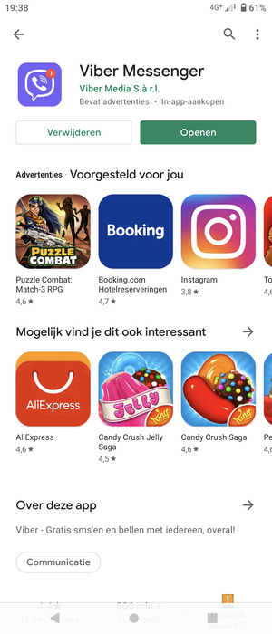 Selecteer Openen