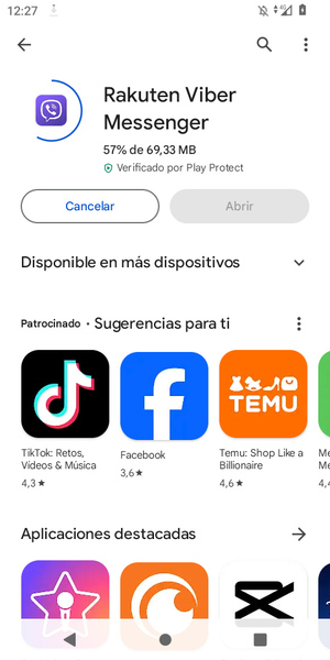 Espere a que el proceso de instalación finalice