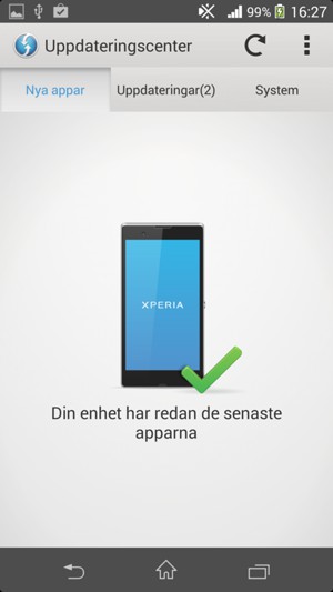 Välj System