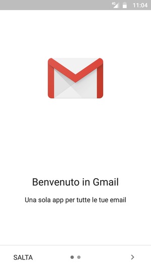 Seleziona AVANTI