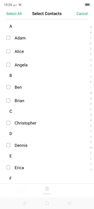 Select Select All