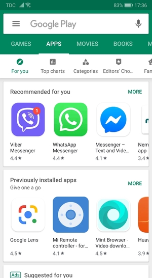 Select the Search bar