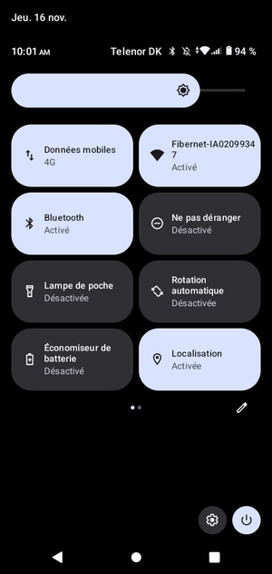 Désactiver le Wi-Fi et le Bluetooth