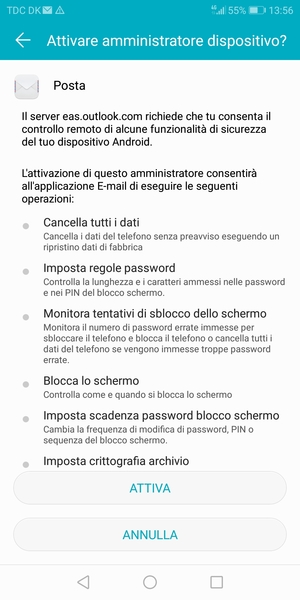 Seleziona ATTIVA