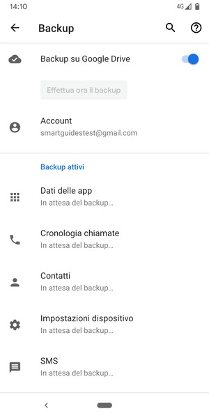 Seleziona Account