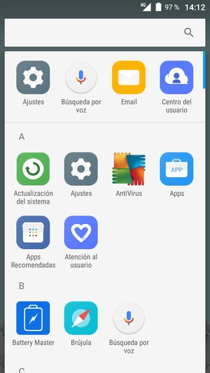 Seleccione Ajustes