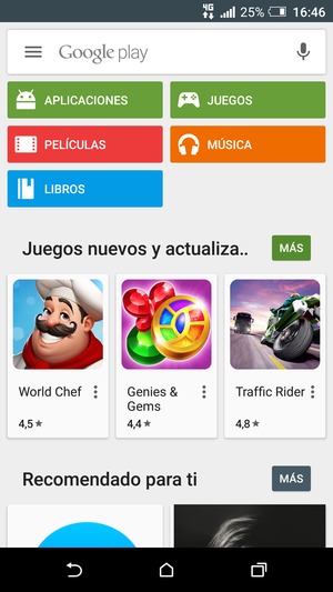 Seleccione la barra de Búsqueda