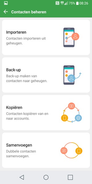 Selecteer Importeren