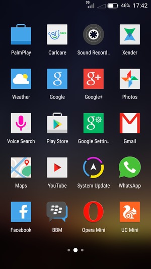 Scroll to and select Play Store