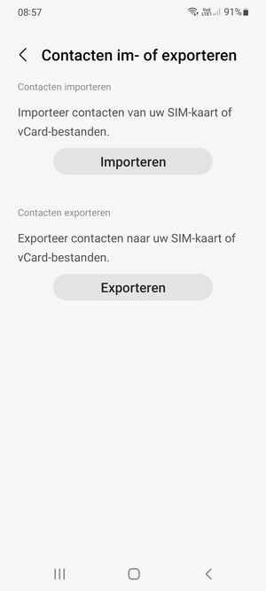 Selecteer Importeren