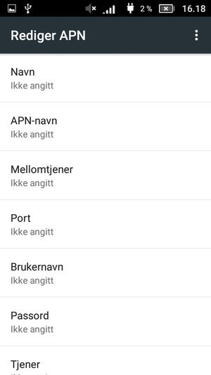 Skriv inn MMS-informasjon