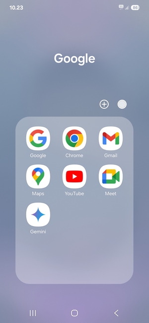 Vælg Gmail
