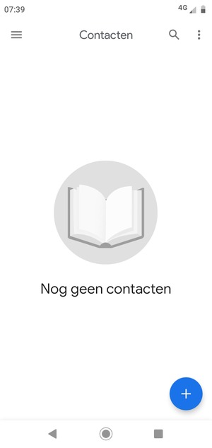 Selecteer de Menu-knop