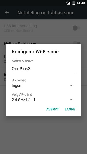 Velg Sikkerhet