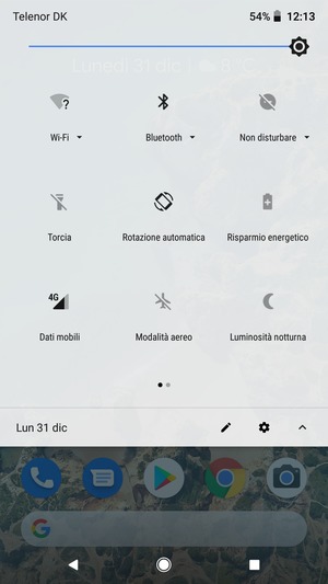 Disattiva Wi-Fi e Bluetooth