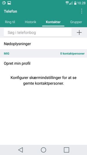 Vælg Menu-knappen