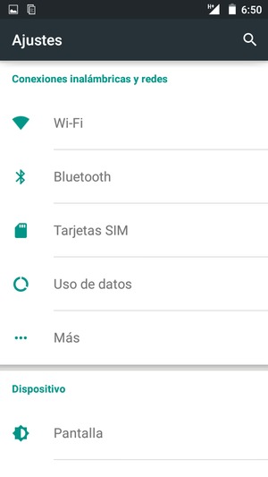 Seleccione Wi-Fi
