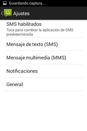 Seleccione Mensaje de texto(SMS)