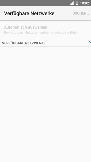 Warten Sie, bis die Suche abgeschlossen ist
