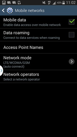 Select Access Point Names
