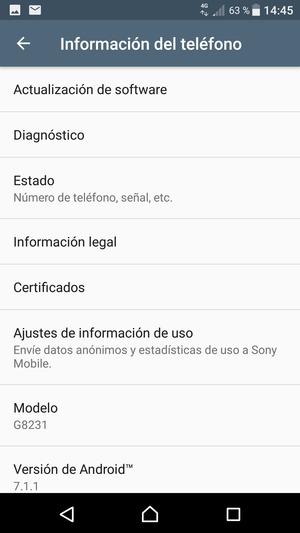 Seleccione Actualización de software