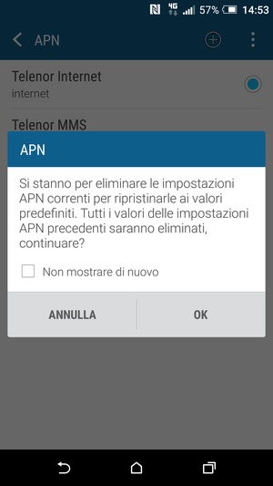 Seleziona OK