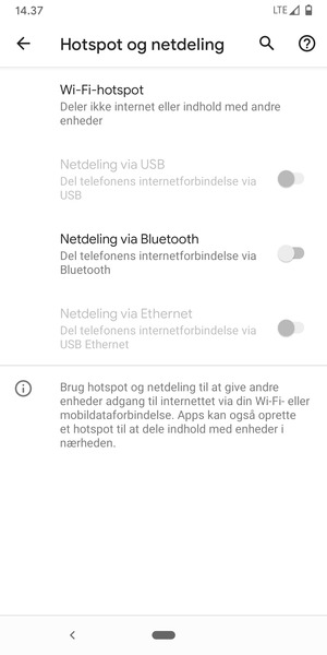 Vælg Wi-Fi-hotspot