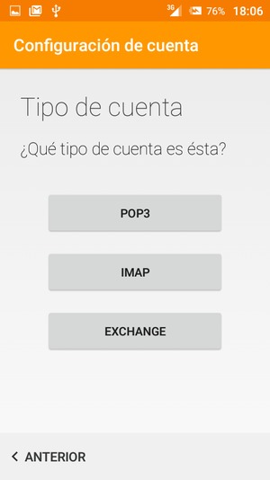Seleccione EXCHANGE