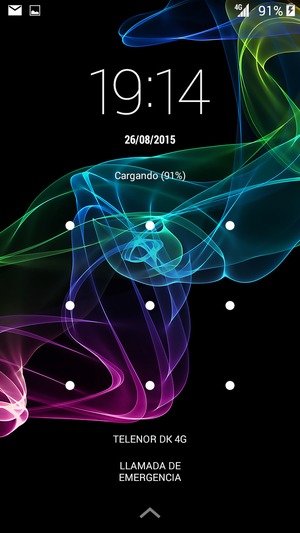 El teléfono ha sido asegurado con un bloqueo de pantalla