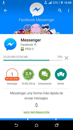 Espere a que el proceso de instalación finalice