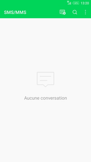 Sélectionnez le bouton du Menu