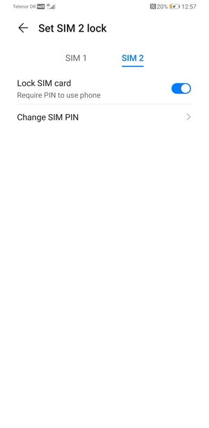 Your SIM PIN has been changed