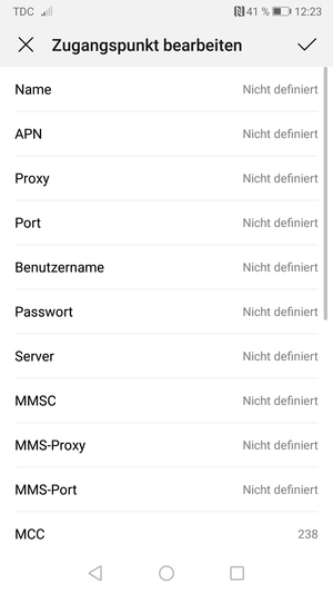 Geben Sie Internet-Informationen ein