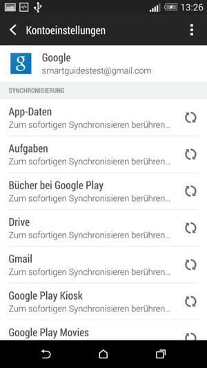 Ihre Daten werden synchronisiert