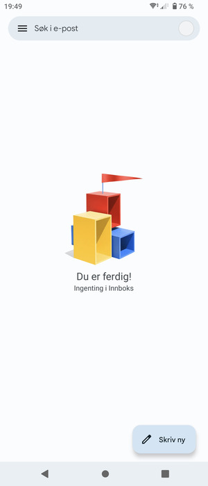 Hotmail er klar til bruk
