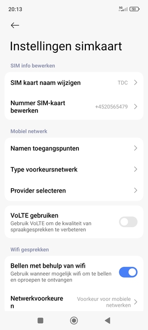 Selecteer Provider selecteren
