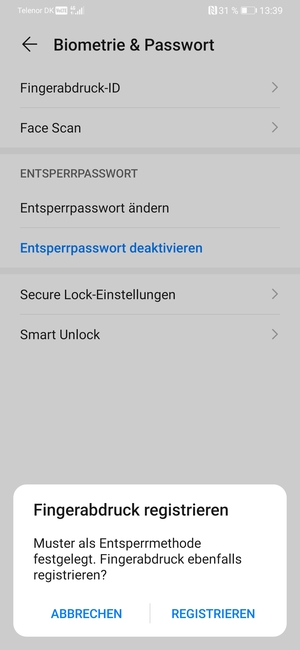 Wählen Sie ABBRECHEN