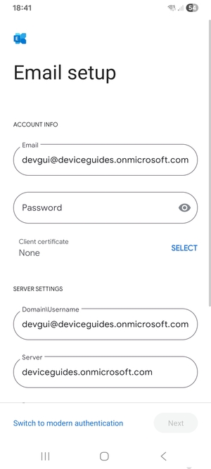 Enter your password