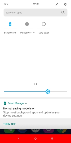 Turn on Battery saver