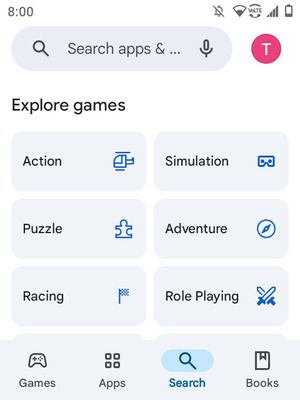 Select the Search bar