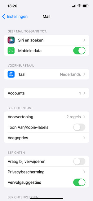 Uw account is klaar voor gebruik