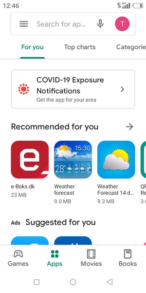 Select the Search bar