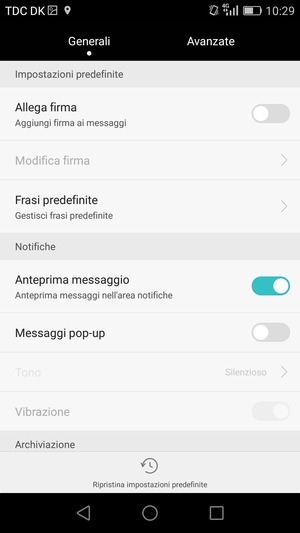 Seleziona Avanzate