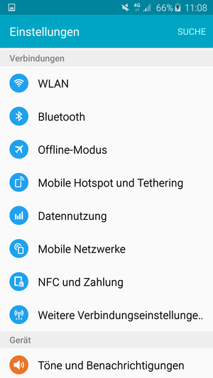 Wählen Sie WLAN