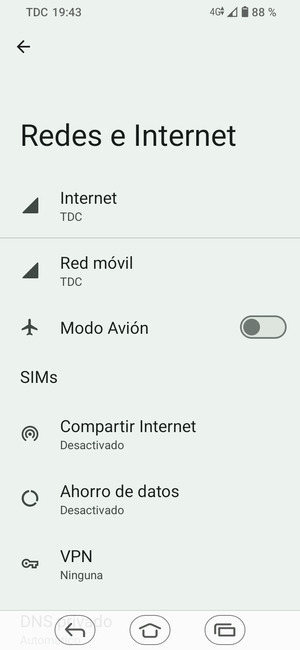 Seleccione Internet